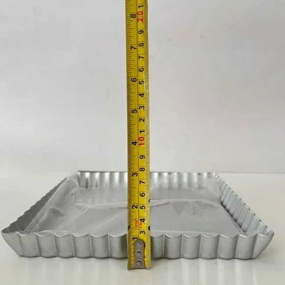 NEW ProSeries Fluted Removable Bottom Fat Daddio's Tart / Quiche Pans-Set of two - Picture 15 of 17